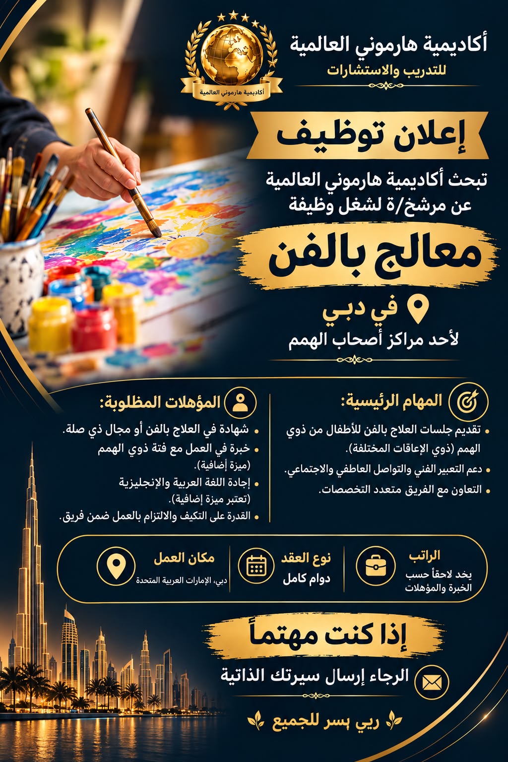 *الفرصة المهنية في دبي 🇦🇪*